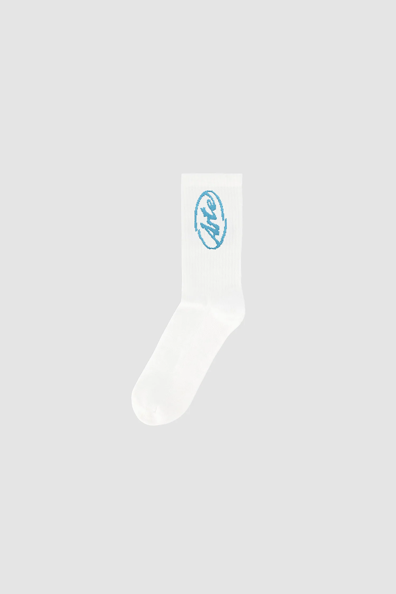 Chaussettes à logo circulaire – blanches