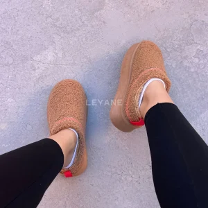Slippers fourrées - Camel