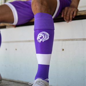 Chaussettes Aestas Violettes/Blanches