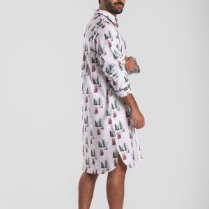 Chemise de nuit homme – Ours brun