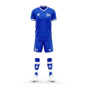 Ensemble de Jeu Classic Bleu/Blanc FC Marolles Enfant