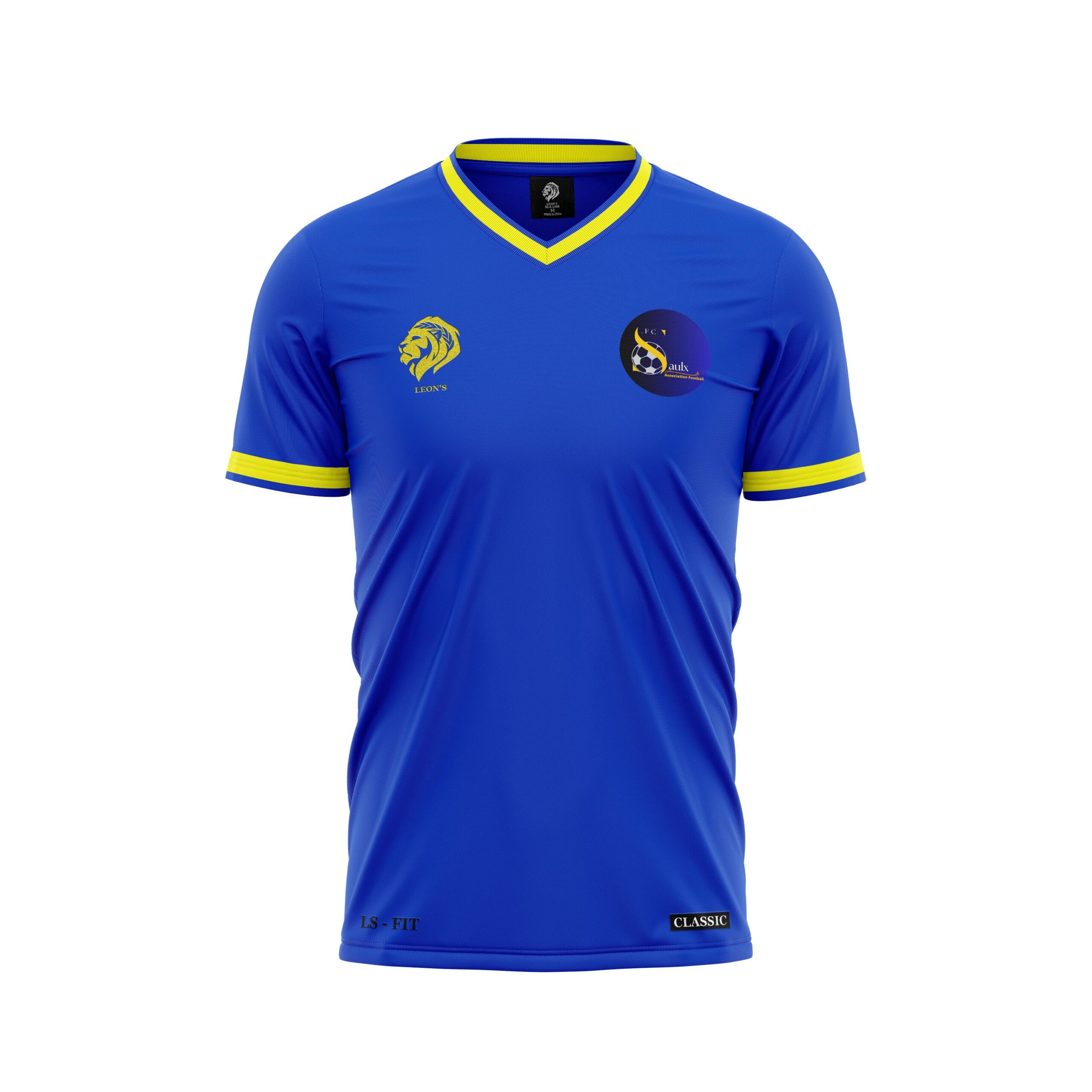 Ensemble de Jeu Classic Bleu/Jaune FC Saulx Les Chartreux Enfant