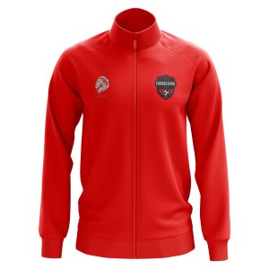 Haut de Survêtement Classic Rouge FC Caudacienne Enfant