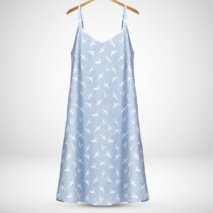 Nuisette femme 100% coton « Cygnes »