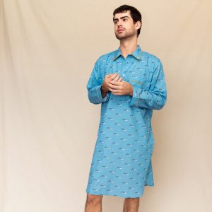 Chemise de nuit homme « Découverte »