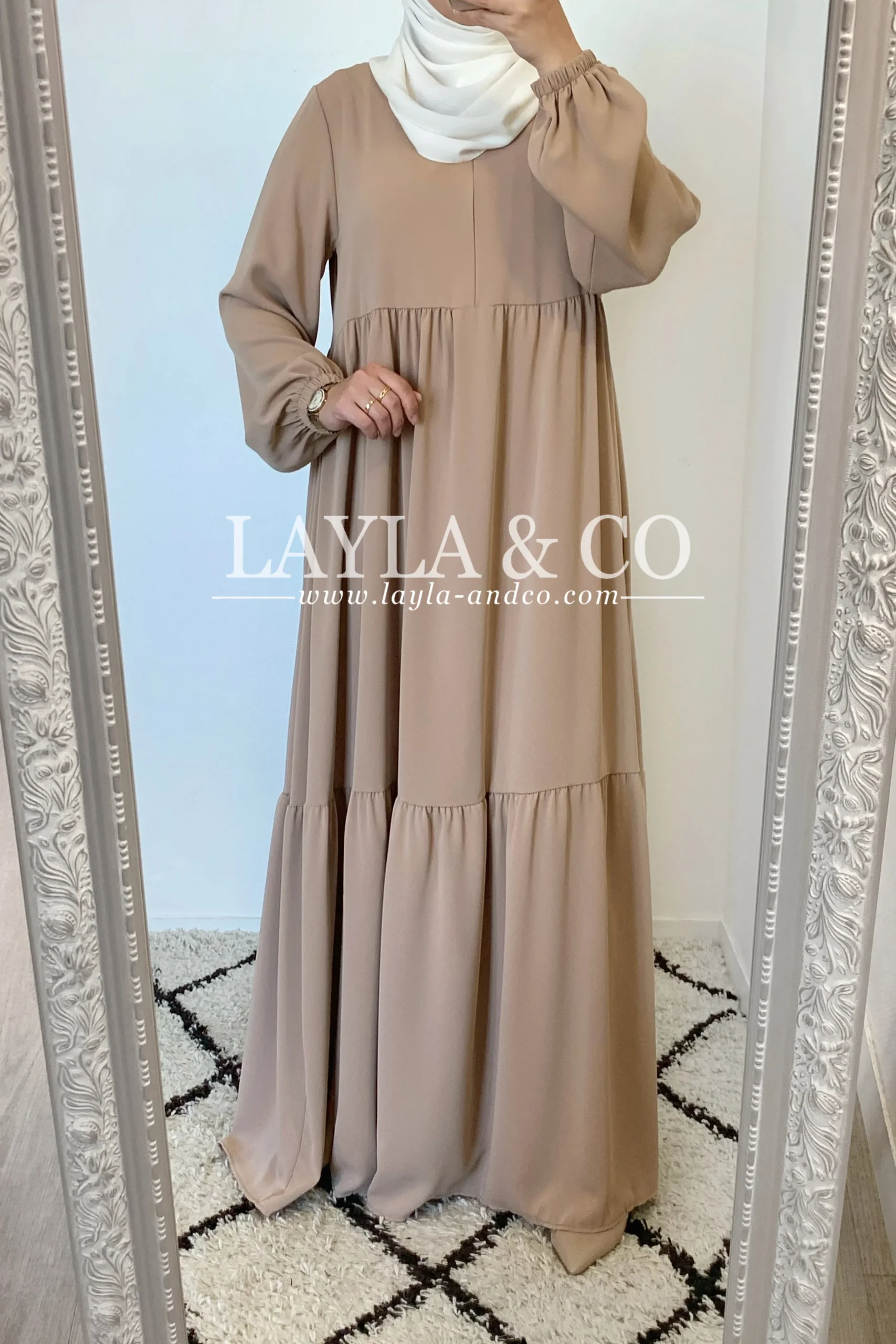 Abaya Yasmina soie de médine (+couleurs)
